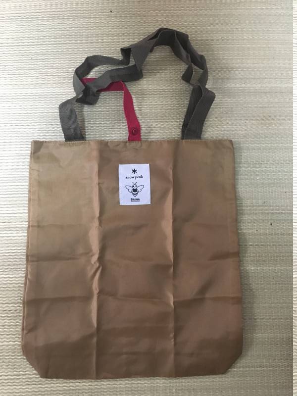 「Snow Peak」監修のエコバッグ