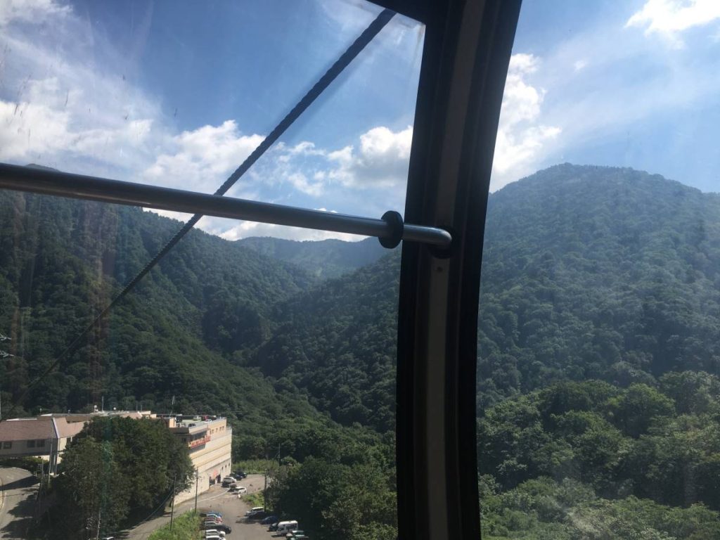 ロープウェイからの景色