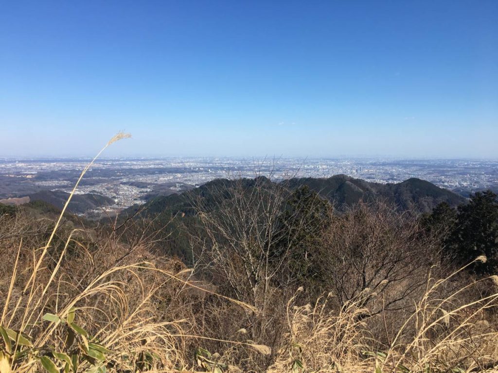 景信山山頂から